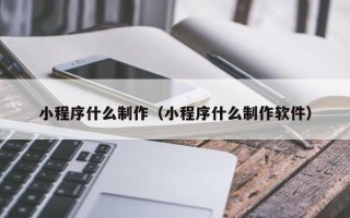 雅安小程序什么制作（小程序什么制作软件）