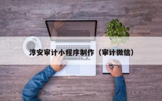 雅安淳安审计小程序制作（审计微信）